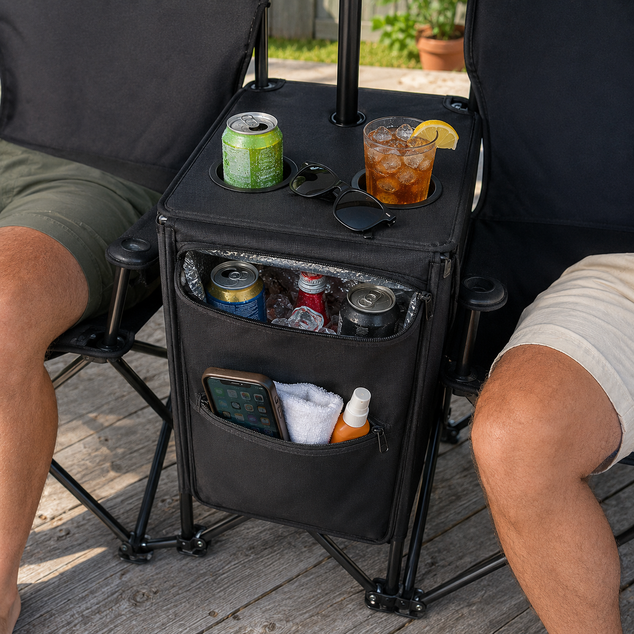 The Sunblock™ Duo — 100% UV Blocking Companion Chair
