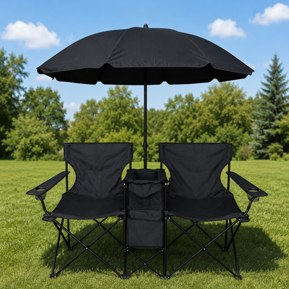 The Sunblock™ Duo — 100% UV Blocking Companion Chair